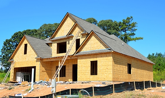 Construction of a house