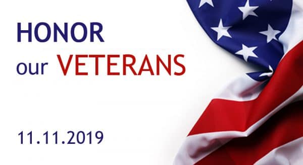 Honor our Veterans. 11-11-19