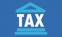 IRS_BlueBack copy tax icon with roof and foundation blocks