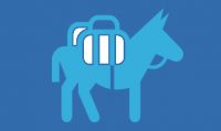 Money Mule_BlueBack copy mule with packs loaded on back