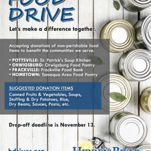 Food Drive. Together We Can Make a Difference.