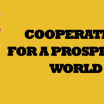 Yellow background with the ICU Day logo and Hidden River's logo. Words "Cooperation for a prosperous world" next to them.